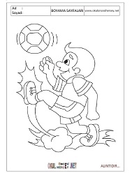 Futbol boyama sayfaları
